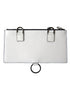 Dolce & Gabbana White Calfskin Leather Large Crossbody Card Holder Wallet
